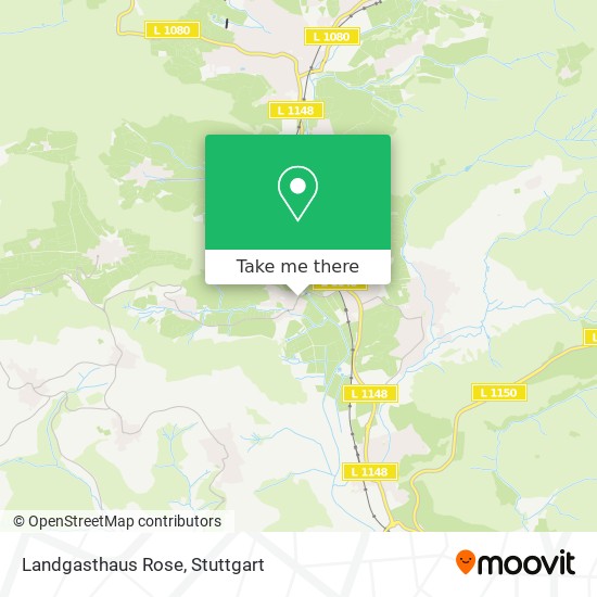 Landgasthaus Rose map