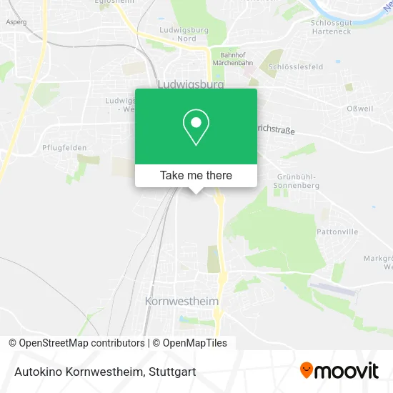 Карта Autokino Kornwestheim