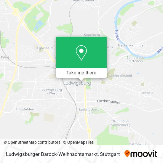 Ludwigsburger Barock-Weihnachtsmarkt map