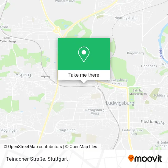 Карта Teinacher Straße