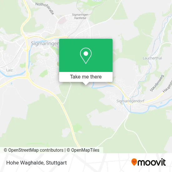 Hohe Waghalde map