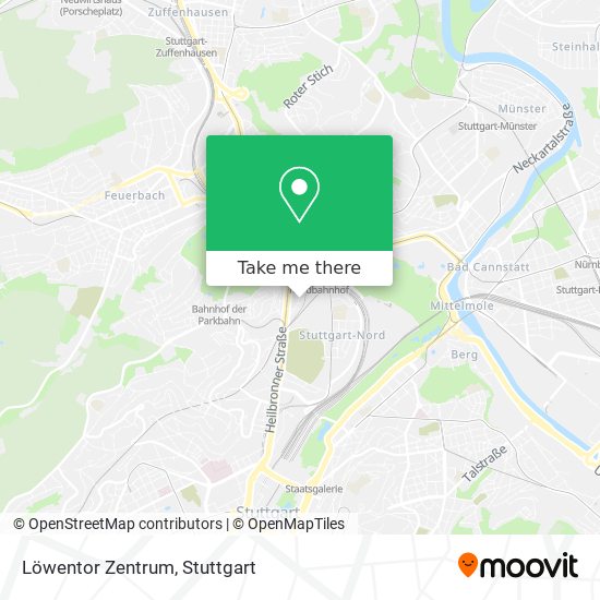 Löwentor Zentrum map