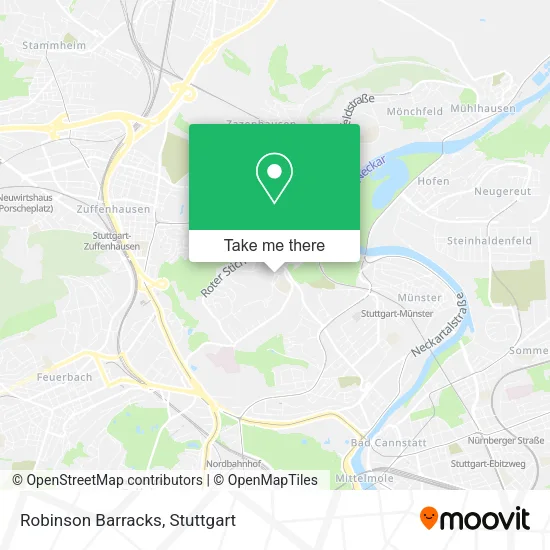 Robinson Barracks map