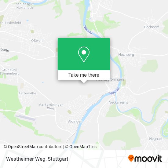 Westheimer Weg map