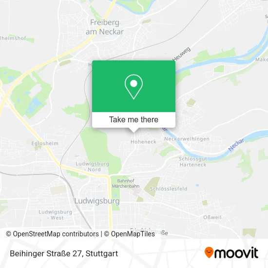 Карта Beihinger Straße 27