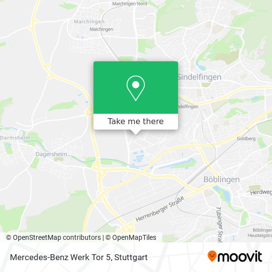 Mercedes-Benz Werk Tor 5 map