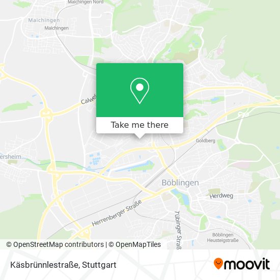 Käsbrünnlestraße map