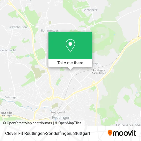 Карта Clever Fit Reutlingen-Sondelfingen