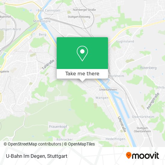 Карта U-Bahn Im Degen