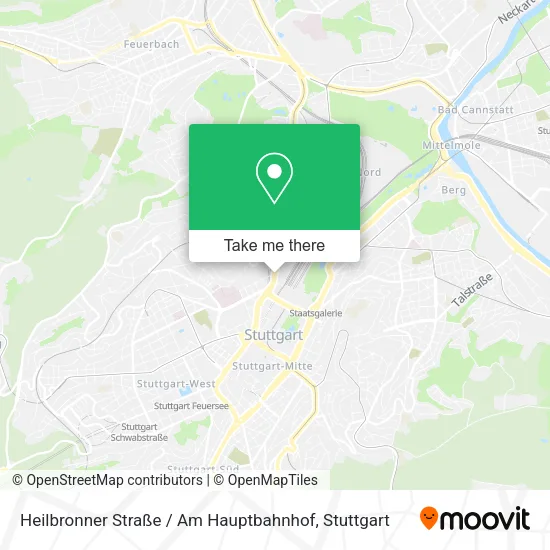 Карта Heilbronner Straße / Am Hauptbahnhof
