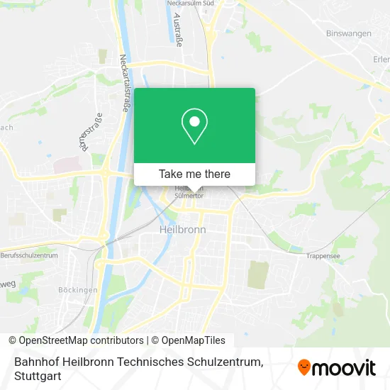 Карта Bahnhof Heilbronn Technisches Schulzentrum