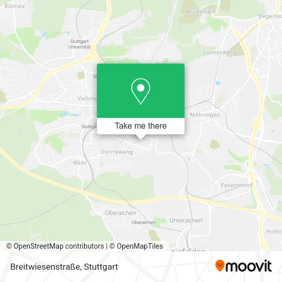 Карта Breitwiesenstraße
