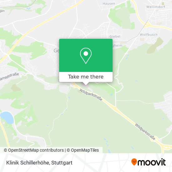 Klinik Schillerhöhe map