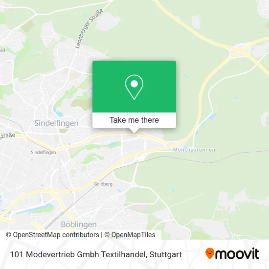 101 Modevertrieb Gmbh Textilhandel map