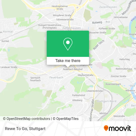 Rewe To Go map