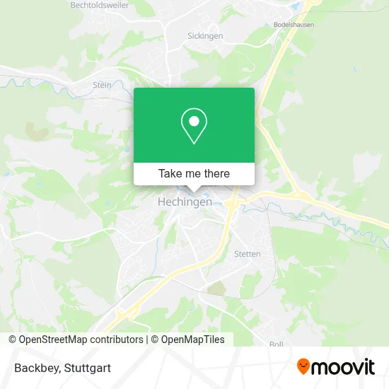 Backbey map