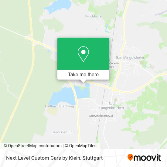 Next Level Custom Cars by Klein map