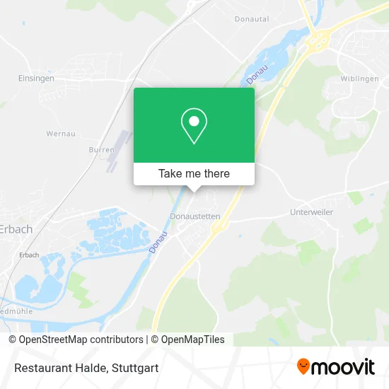 Restaurant Halde map