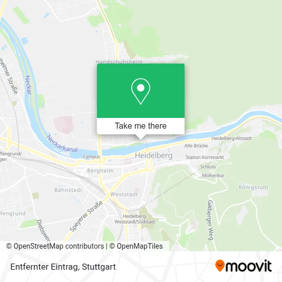 Entfernter Eintrag map