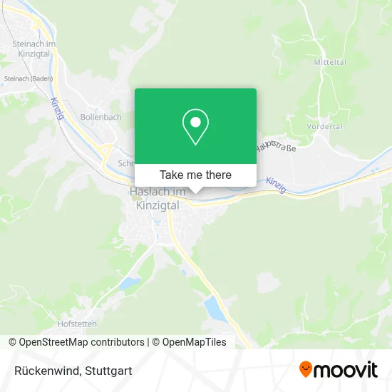 Rückenwind map