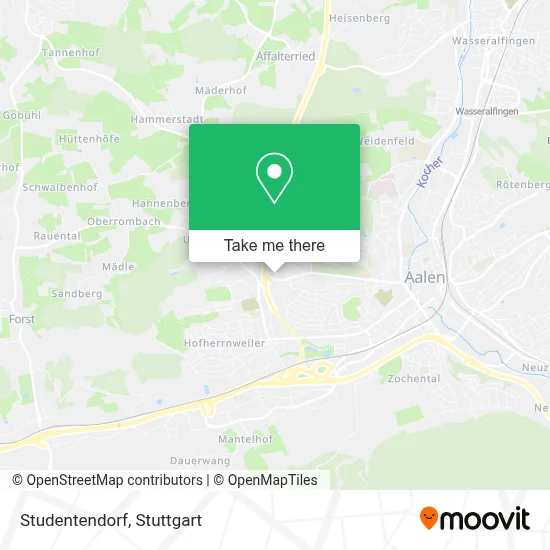 Studentendorf map