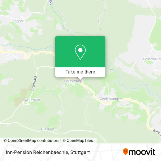 Inn-Pension Reichenbaechle map