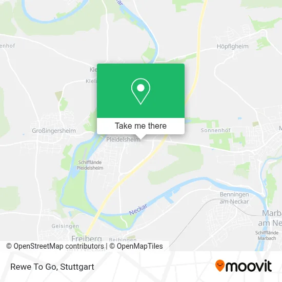 Rewe To Go map