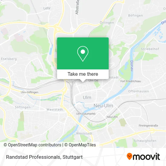 Randstad Professionals map