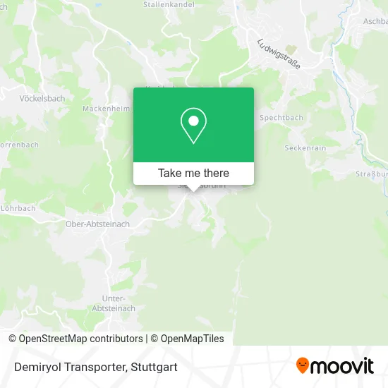 Demiryol Transporter map