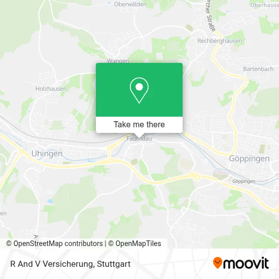 R And V Versicherung map