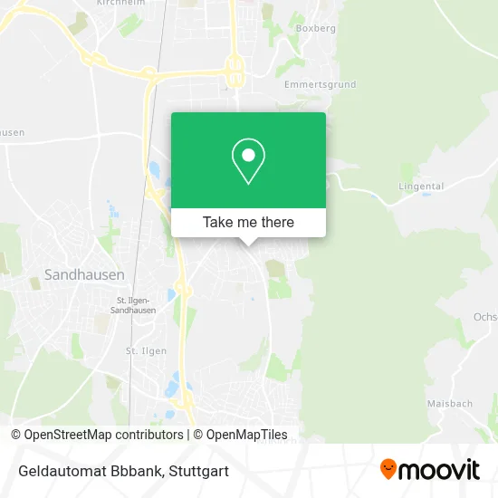 Geldautomat Bbbank map