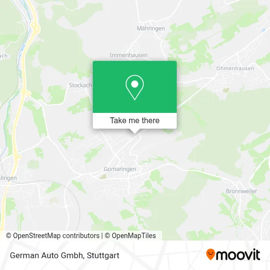 German Auto Gmbh map