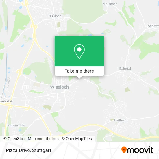 Pizza Drive map