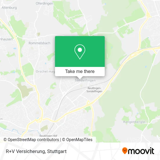 R+V Versicherung map
