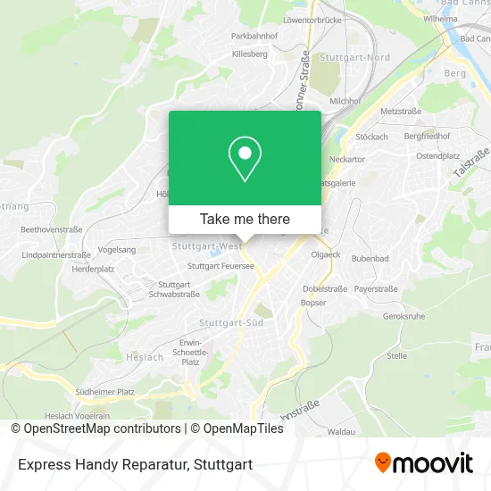 Express Handy Reparatur map