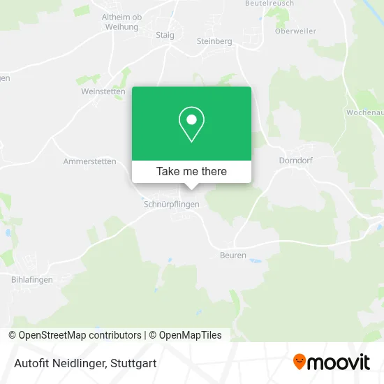 Autofit Neidlinger map