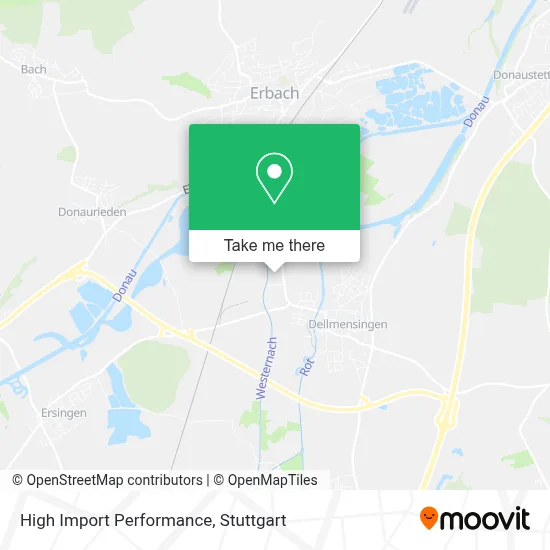 High Import Performance map