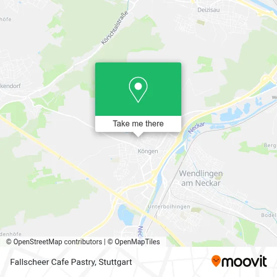 Fallscheer Cafe Pastry map