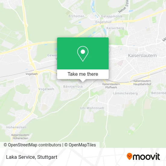 Laka Service map