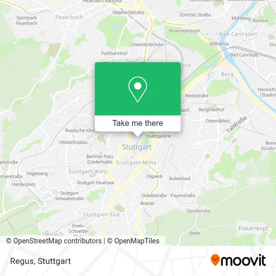 Regus map