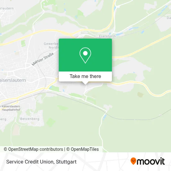 Service Credit Union map