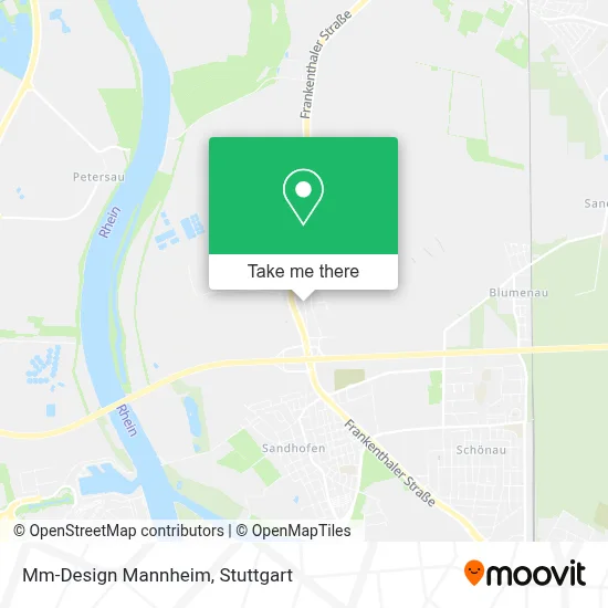 Mm-Design Mannheim map