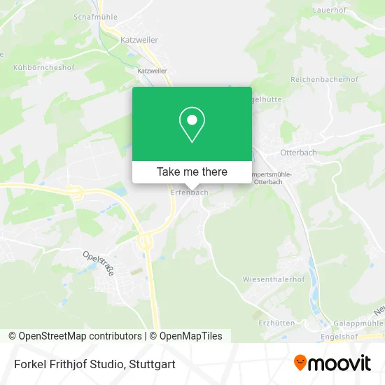 Forkel Frithjof Studio map