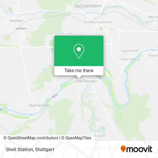 Shell Station map