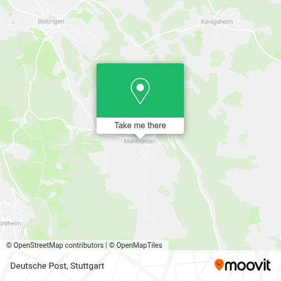 Deutsche Post map