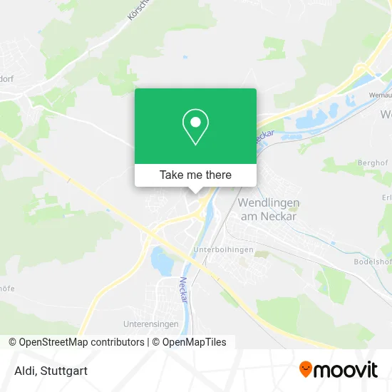 Aldi map