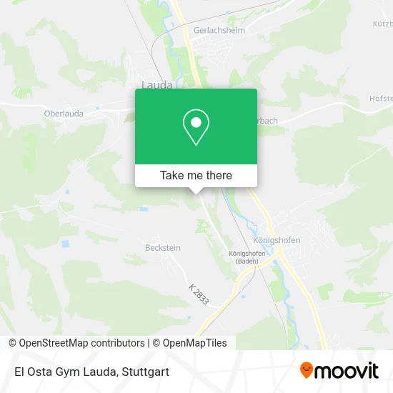 El Osta Gym Lauda map