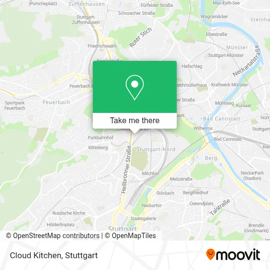 Cloud Kitchen map
