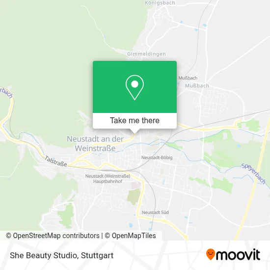She Beauty Studio map
