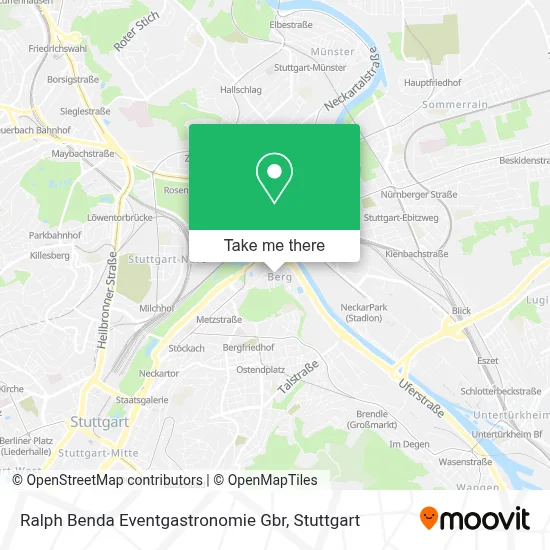 Ralph Benda Eventgastronomie Gbr map